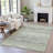 Machine Washable Indoor/Outdoor Xhevrie Green Rug-111819412