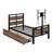 Selia Twin Size Metal Platform Bed with Two Storage Drawers and Rotatable TV Stand-1996516077