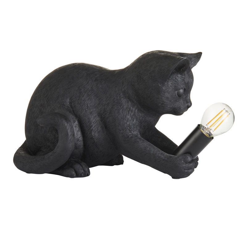 Switzer Resin Novelty Lamp, Black
