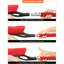 Brosse à neige 27 po pour voiture et grattoir à glace 27 po (paquet de 2) | Grattoir à neige en aluminium pour les voitures avec prise en mousse ergonomique | Grattoir à glace et pare-neige sans égratignures