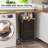 Jamil Laundry Hampers 1 Section with Rolling Wheels & Pull-out Bag, Bamboo Laundry Sorter for Laundry Room Bathroom