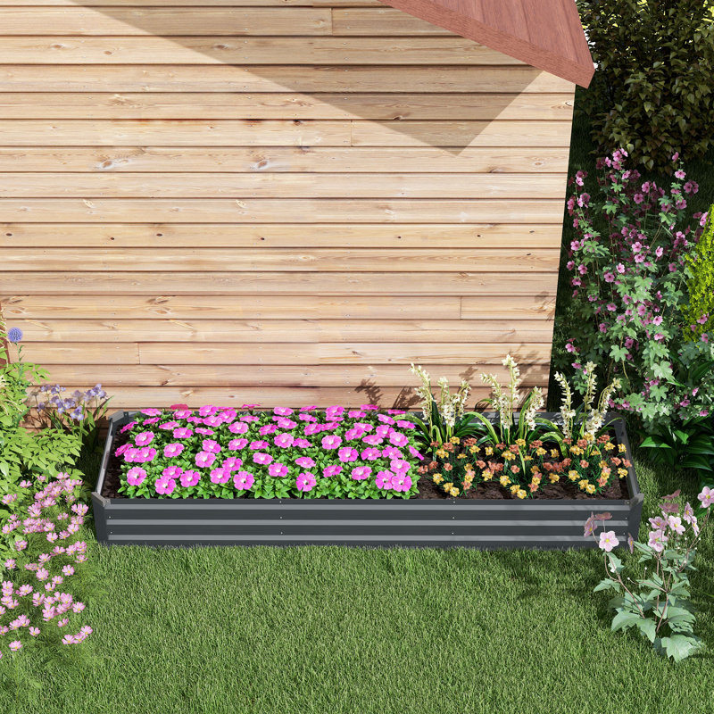 Bukurie Metal Raised Garden Bed