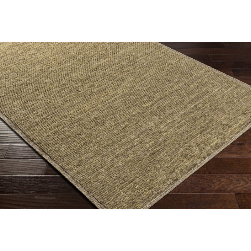 Viera Wool Area Rug, Rectangle 8' x 10', Tan