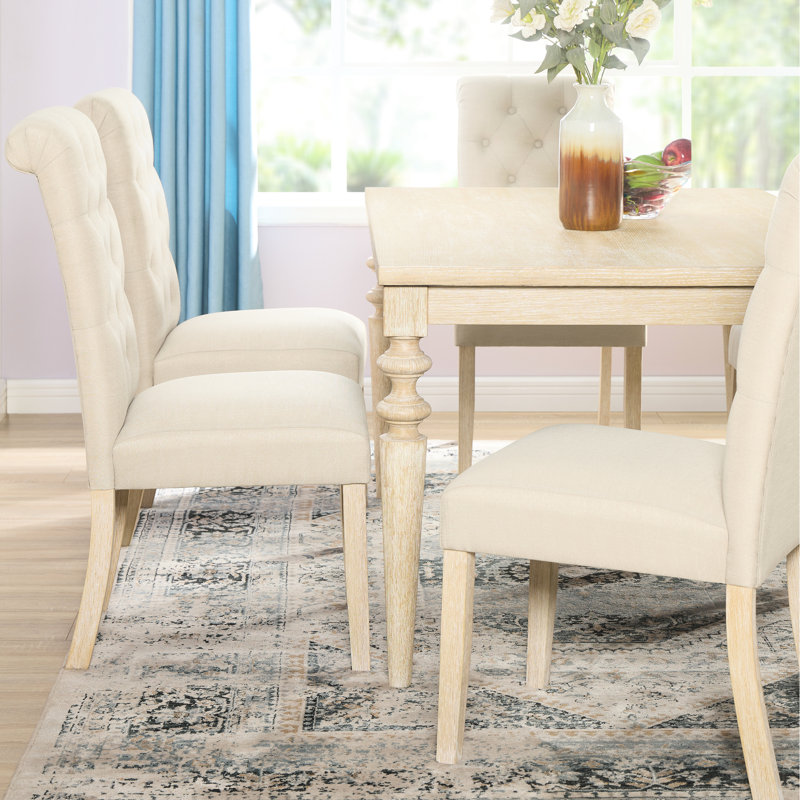 Buffet urbain chic - Bois fini blanc câblé pour une salle à manger élégante, style bord de mer, pieds, détente au bord de l'eau, 162,5 cm (l) x 76 cm (h) x 96,5 cm (p)