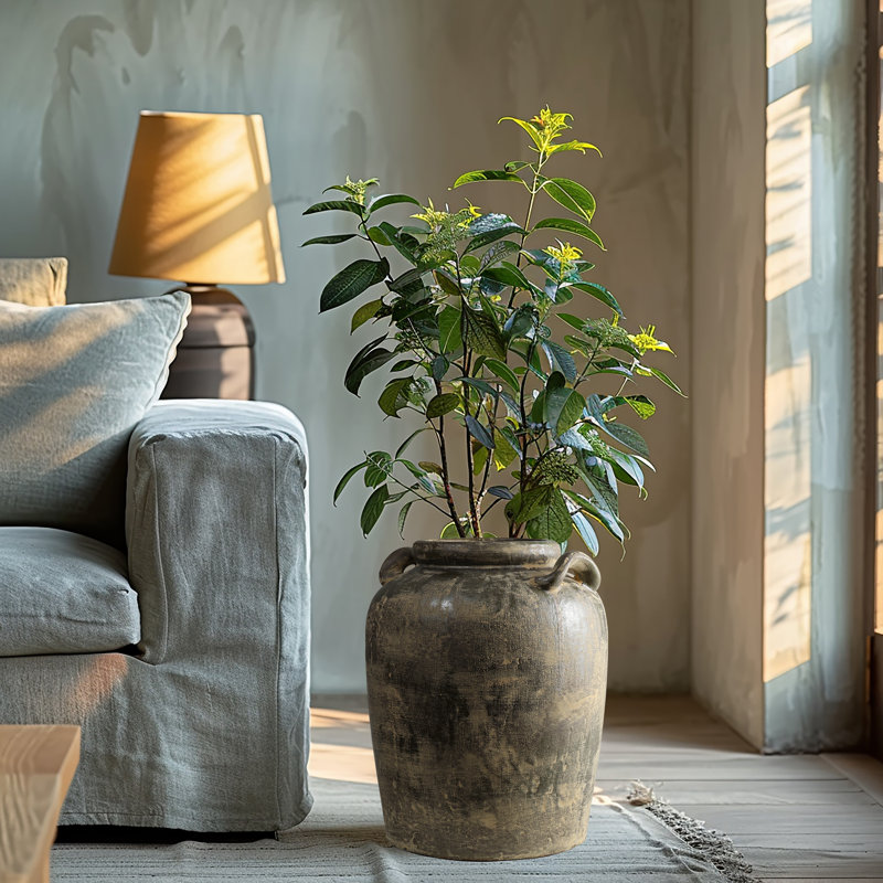 14.76'' Handmade Terracotta Table Vase