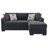 Modern Sleeper Sectional Sofa with Chaise Lounge
