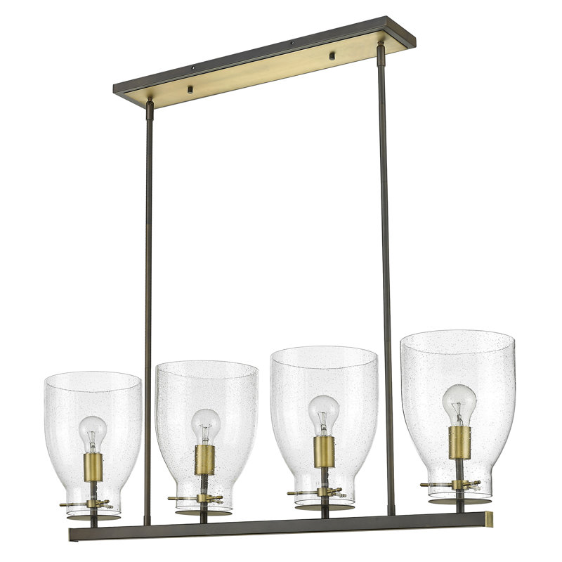 4 - Light Black Kitchen Island Pendant