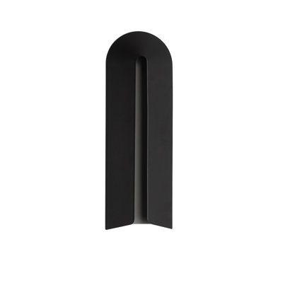Kaukauna 26"h Curved Top 3-cct Led Wall Sconce In Black