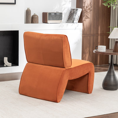 Fauteuil d'appoint en velours Angel
