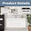 48'' Wall-Mounted Single Bathroom Vanity With Integrated Resin Top-740235720