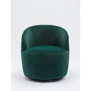 Comfortable Swivel Armchair with Soft Fabric and Sturdy Construction for Various Settings