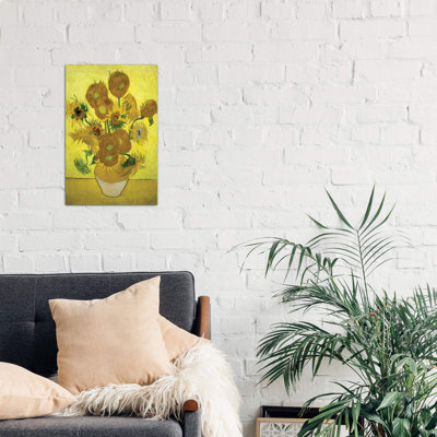Sunflowers (Repetition Of The Fourth Version), 1889 - Wrapped Canvas Painting