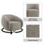Fauteuil d'appoint rembourré Boucle-809438446