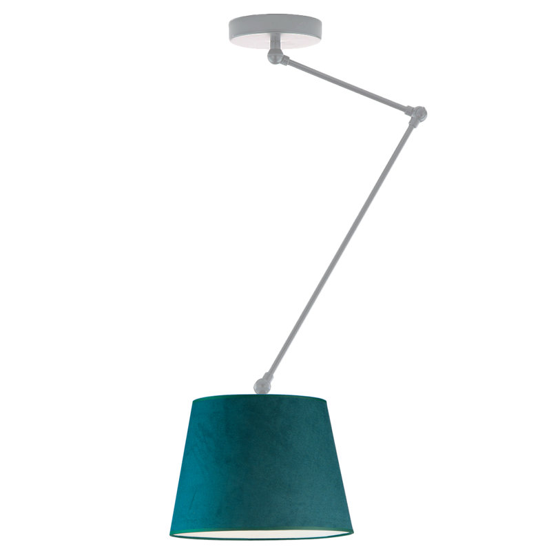 Billat 1 - Light Single Chandelier, Green, Silver