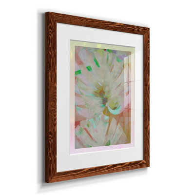 «Retro Palms I», reproduction d'art sur papier encadré
