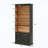 Freestanding Display Shelf with Drawers and Dust-Proof Backboard