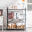 3 Tier Industrial Style Open Bookshelf with Metal Frame for Freestanding Placement-1106287234