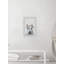 « white dog couronne », impression sur papier parvez taj,-cadre photo-1140312010