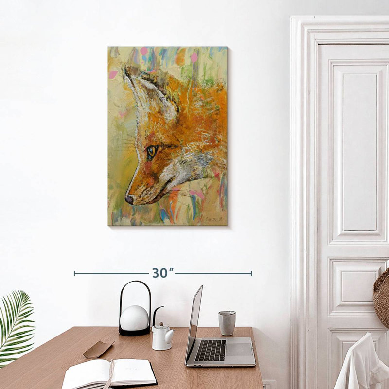 Brampt Fox, 30" H x 20" W