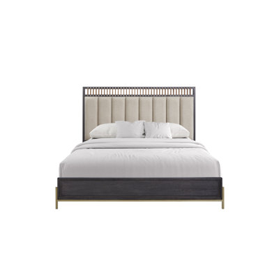 Aurora Upholstered & Strap Panel Bed