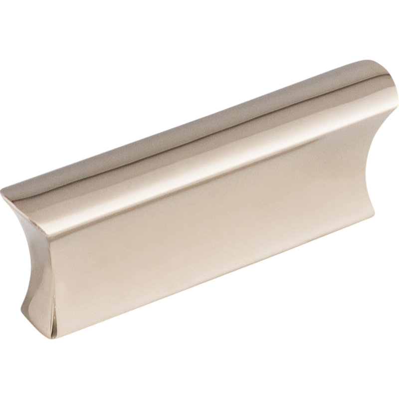 Glacier Finger pull, Polished Nickel, 2" Center to Center
