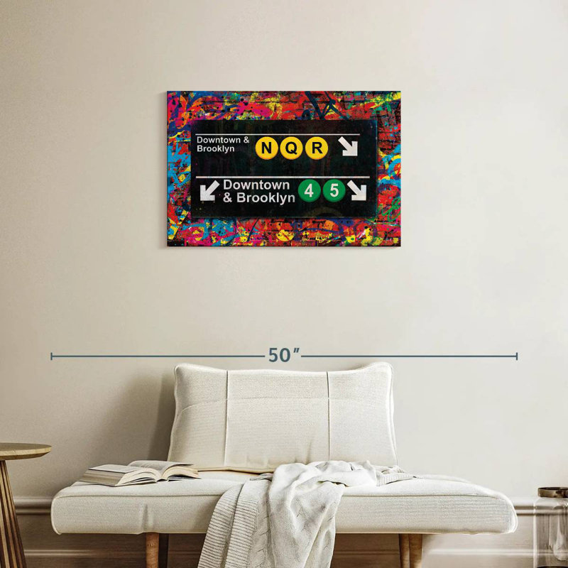 Sireci New York Subway Directions, 20" H x 30" W