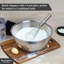 Buckingham Salad Mixing Bowl Stainless Steel with Hammered Effect-526379660