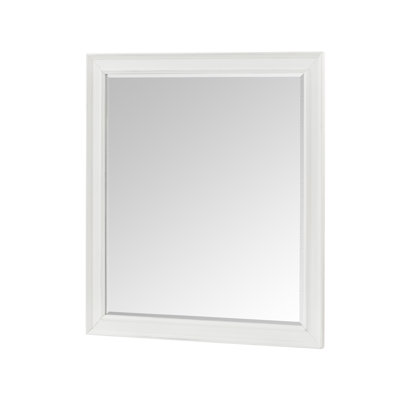 Anaissa Wood Flat Wall Mirror