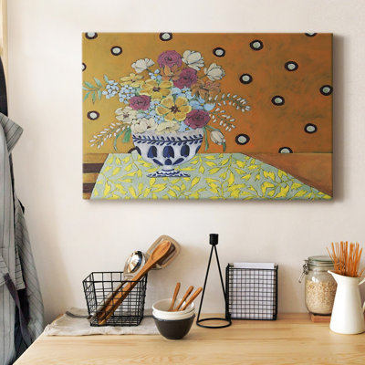 Flowerscape I Premium Gallery Wrapped Canvas - Ready to Hang