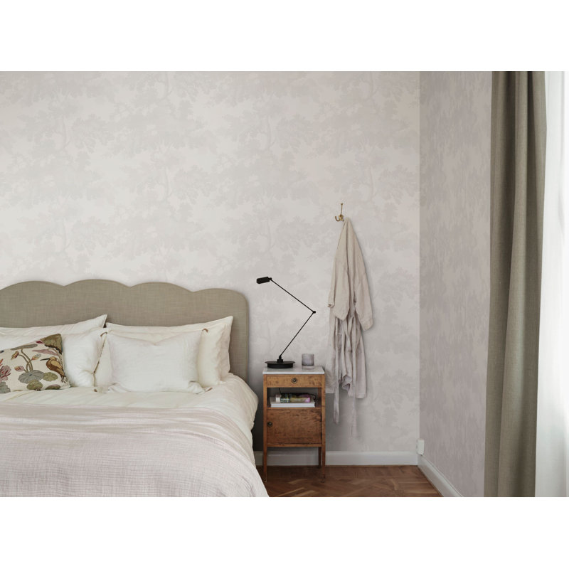Raphael 33' L x 20.87" W Wallpaper Roll, White