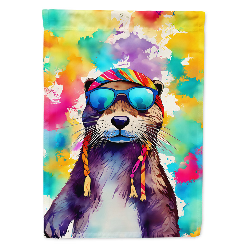 Drapeau de jardin hippie