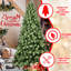 Arbre de Noël 9 pi pré-éclairé avec 650 lumières de sécurité, embouts de branches de 1930, fil à mémoire facile à installer, arbre de fêtes robuste, lumières chaudes, métal assemblé pour plus de stabilité-942545246