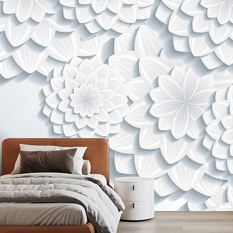Adhésif mural géométrique à étoiles, L 144 po x l 100 po