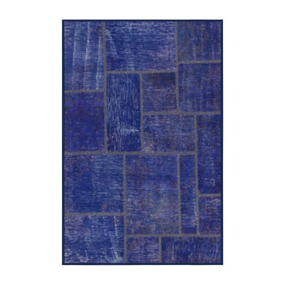Tapis décoratif multicolore à motif abstrait