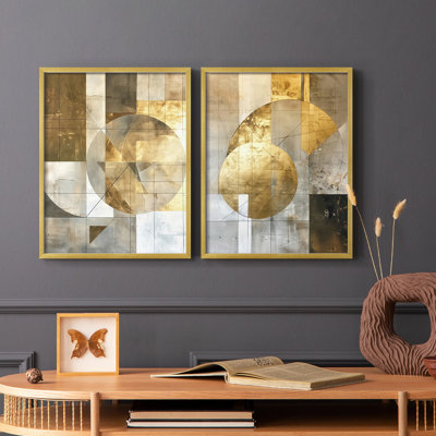 Reproduction encadrée ABSTRACT Series C-Premium - prête à être accrochée - aucun clou requis - aucun clou requis