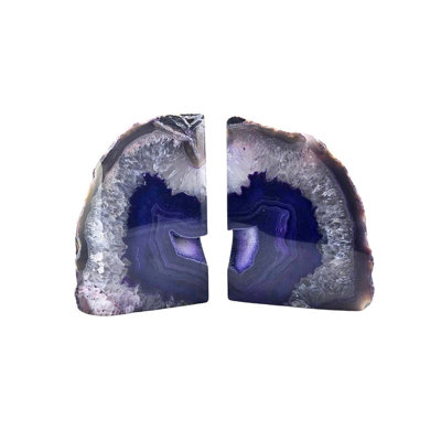 Serre-livres Eternity Agate |  Mauve