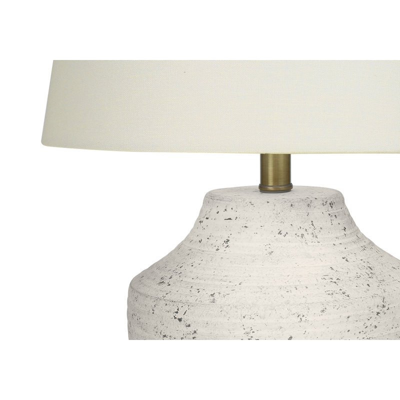 Lighting, 20"H, Table Lamp, Modern, Ivory
