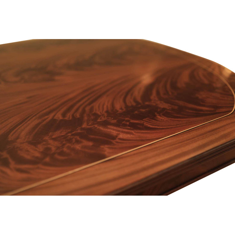 Custom Fit Classics Oval Mahogany Wood Dining Table
