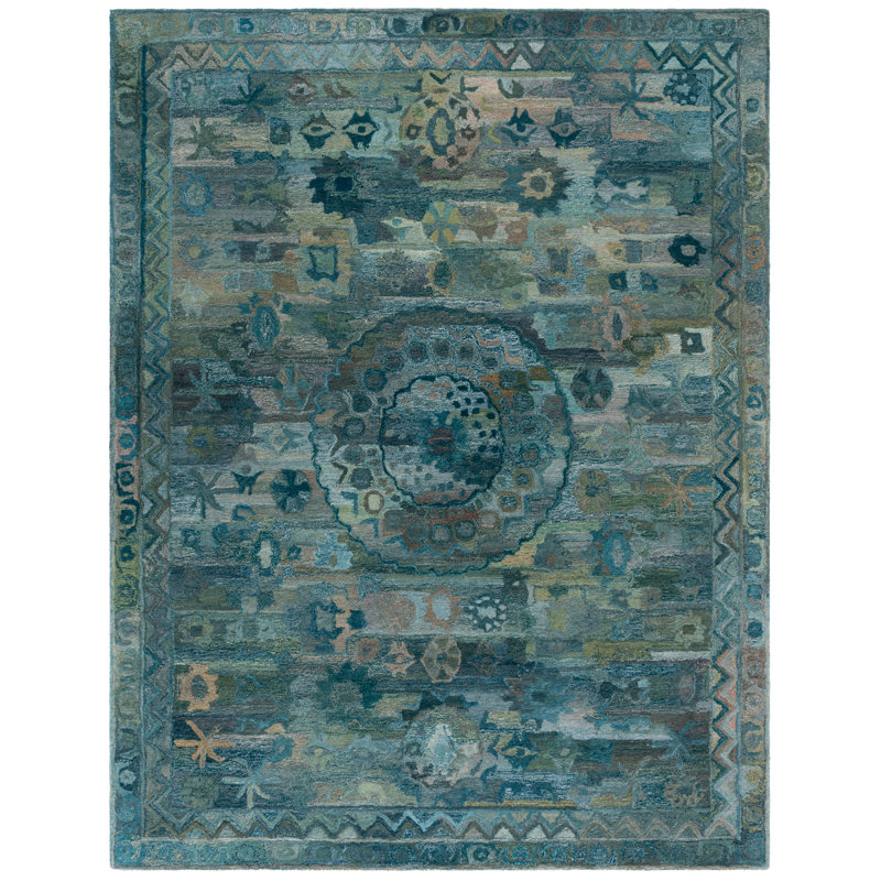 Oriental Hand Tufted Area Rug, Rectangle 122 x 183 cm