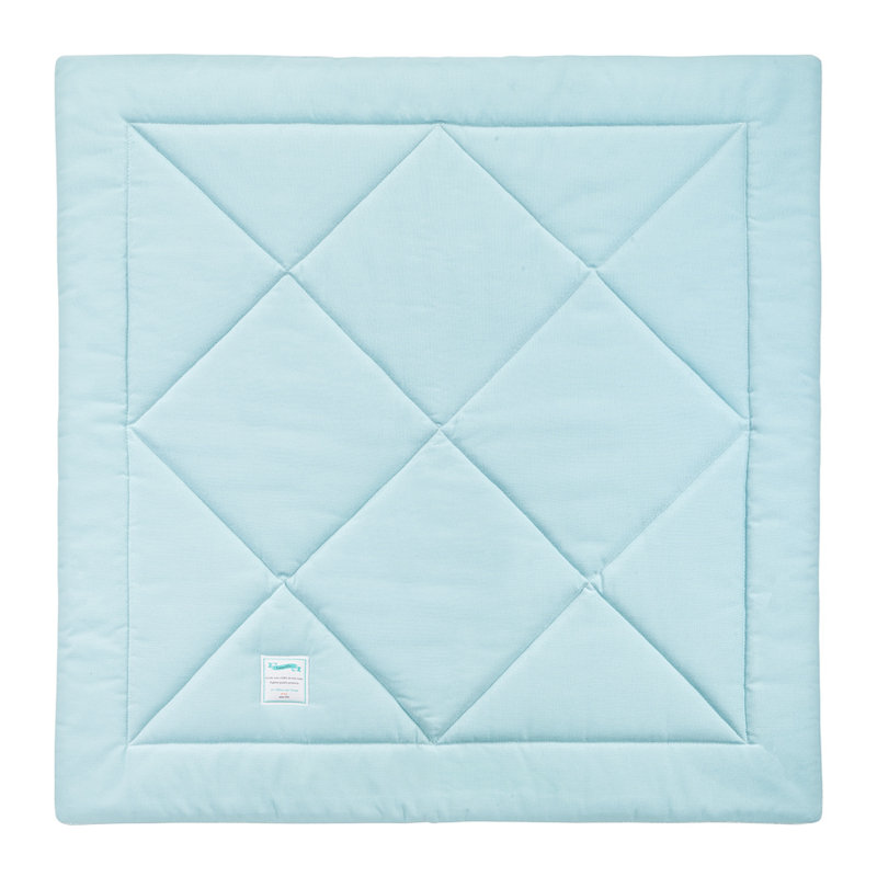 Abigayle Cotton 110cm L Changing Mat, Mint/Grey