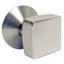 Passage Square Knob with Modern Rose-558767818