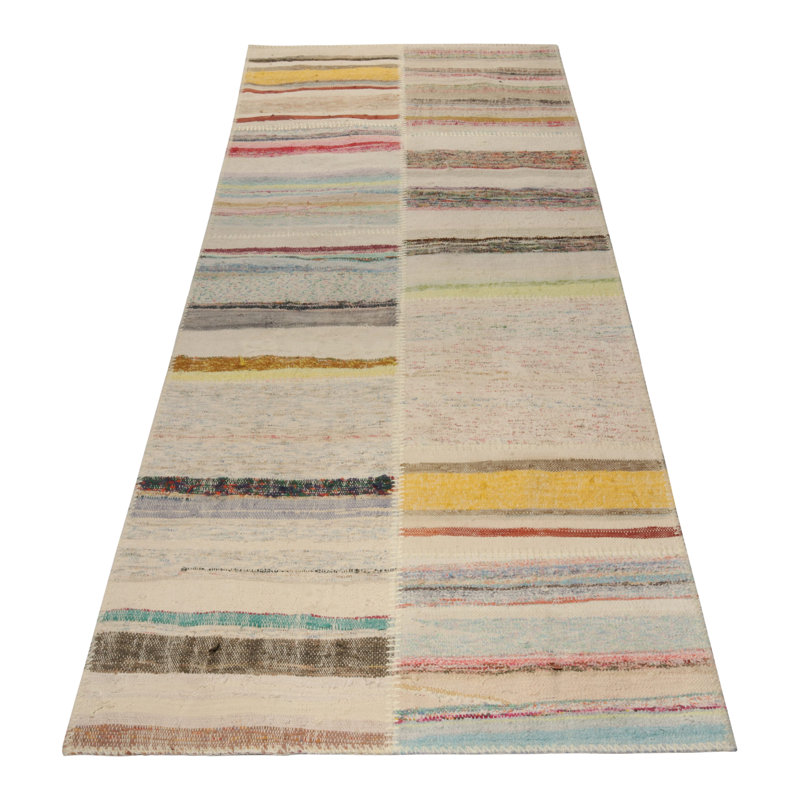 One-of-a-Kind 2'11" X 8' Hand Knotted Area Rug
