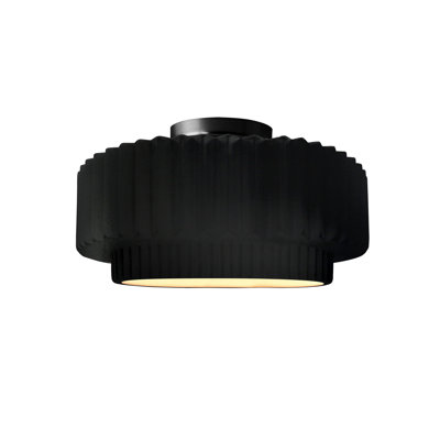 Plafonnier semi-encastré en céramique Radiance