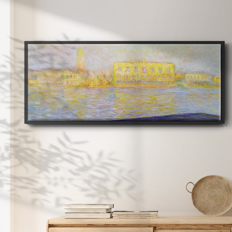 Monet - Framed Canvas, 8" H x 20" W