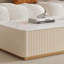 Table basse rectangulaire en bois manufacturé blanc-348591640