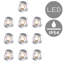 Willmot Chrome Integrated LED Deck Light Pack-28708944