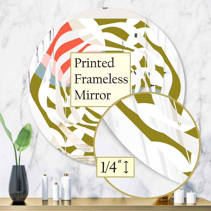 Miroir mural Whirl, H 31,5 po x l po