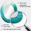 Miroir mural turquoise-260183343