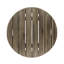 Table d'appoint rustique en bois de 16 po de style rustique pour une ambiance extérieure avec finition et panneau à lattes-1511887372