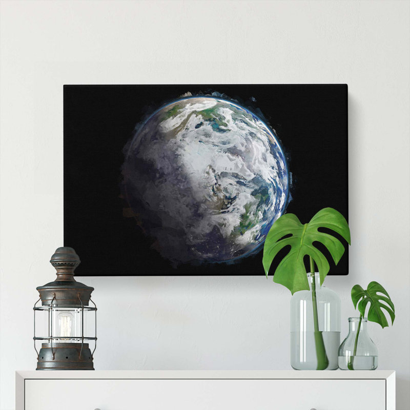 Our Magnificent Earth - Wrapped Canvas Print, 35cm H x 50cm W x 3cm D